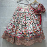 Latest White Color Embroidery Work Party Wear Lehenga Choli