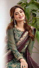 Captivating Sequence Work Green Color Anarkali Suit