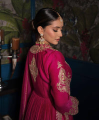 Exclusive Sequences Embroidery Work Red Color Suit