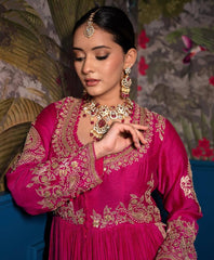 Exclusive Sequences Embroidery Work Red Color Suit