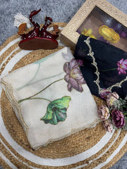 Preferable Soft Organza Off White Color Designer Saree