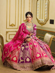 Exclusive Pink Color Georgette Thread Work Lehenga Choli