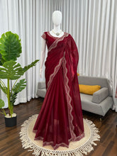 Ravishing Maroon Color Jimmy Chu Saree
