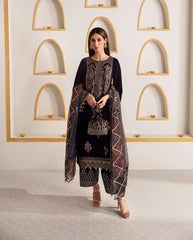 Stunning Blue Color Georgette Sequence Embroidery Work Suit
