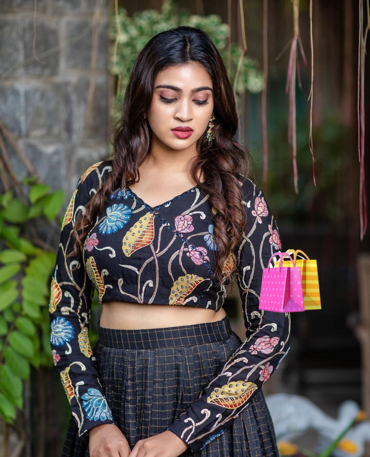 Captivating  Black Color Jecard Viving Lehenga Choli