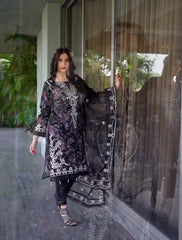 Charming Embroidery Sequence Work Black Color Anarkali Suit