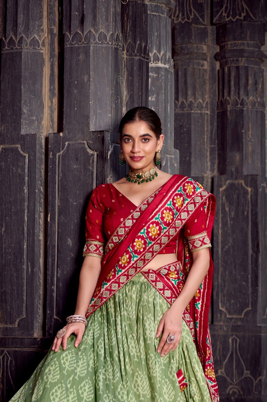 Amazing Sky Blue Embroidery Work Silk Lehenga Choli