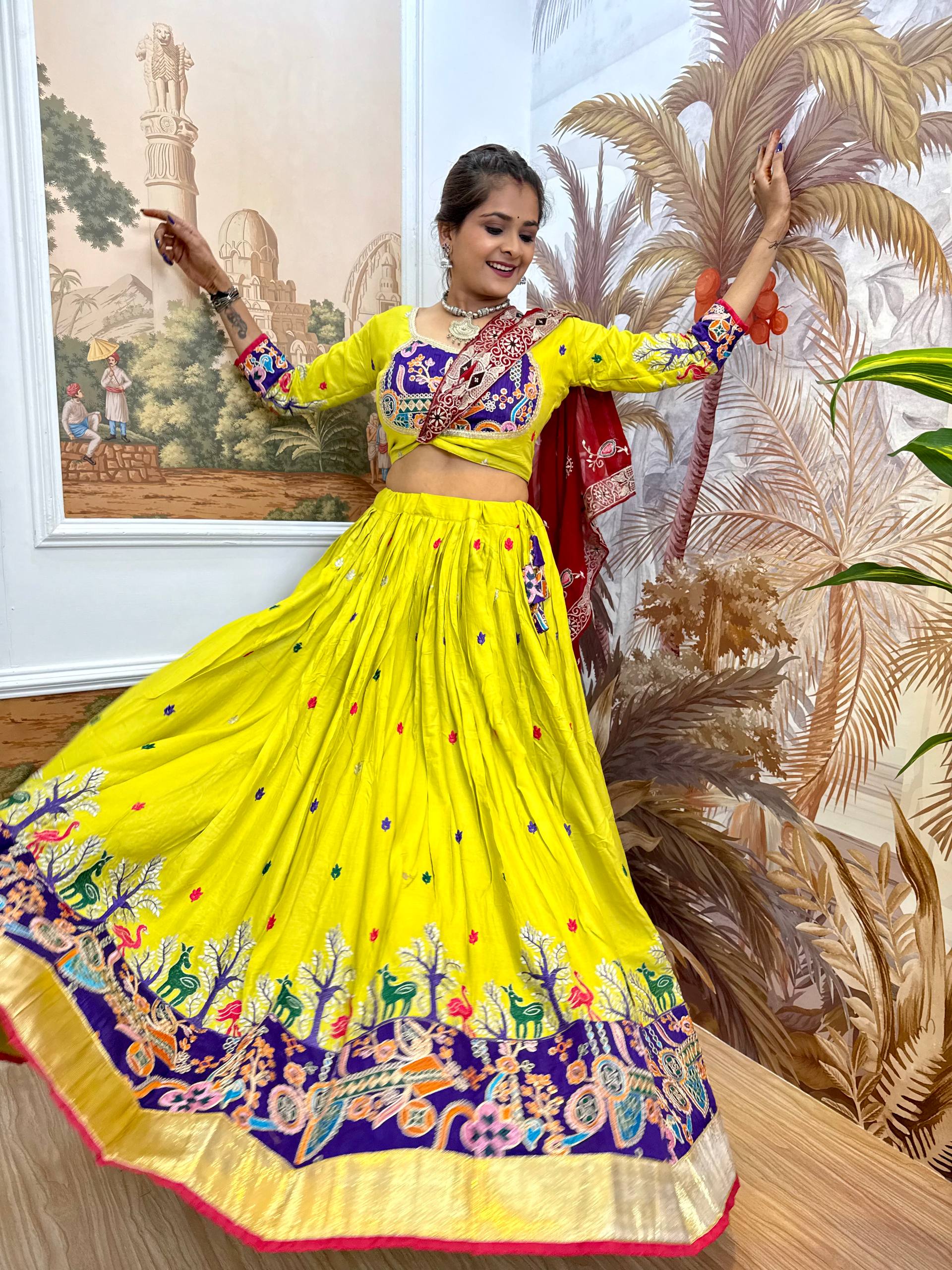 Lovely Black Rayon Embroidery Work Lehenga Choli