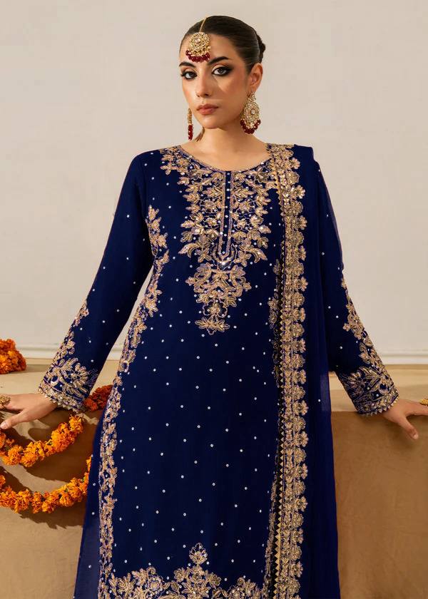 Trendy Green Georgette Sequence Work Palazzo Suit