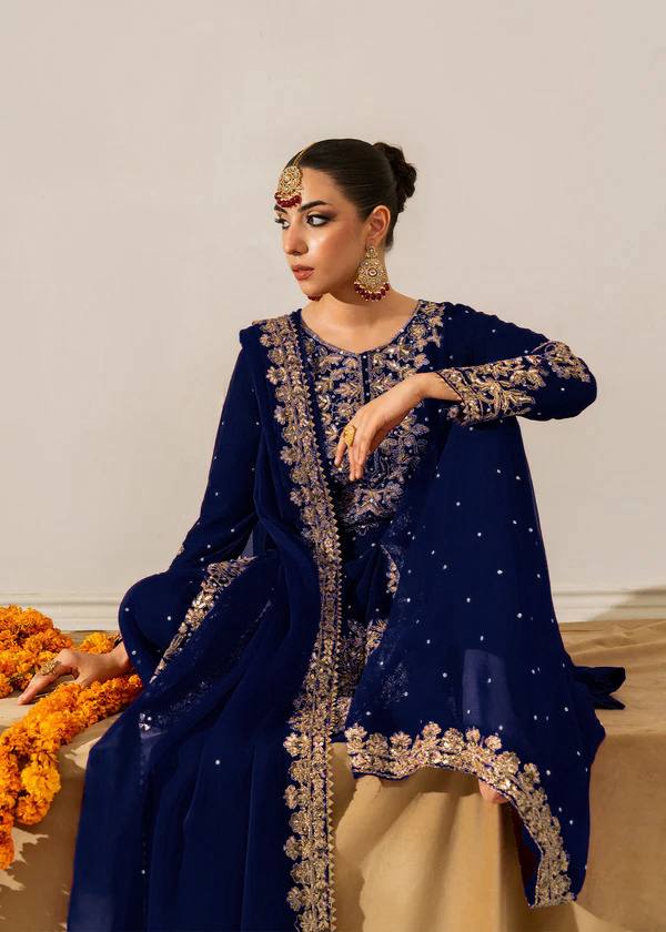 Trendy Green Georgette Sequence Work Palazzo Suit