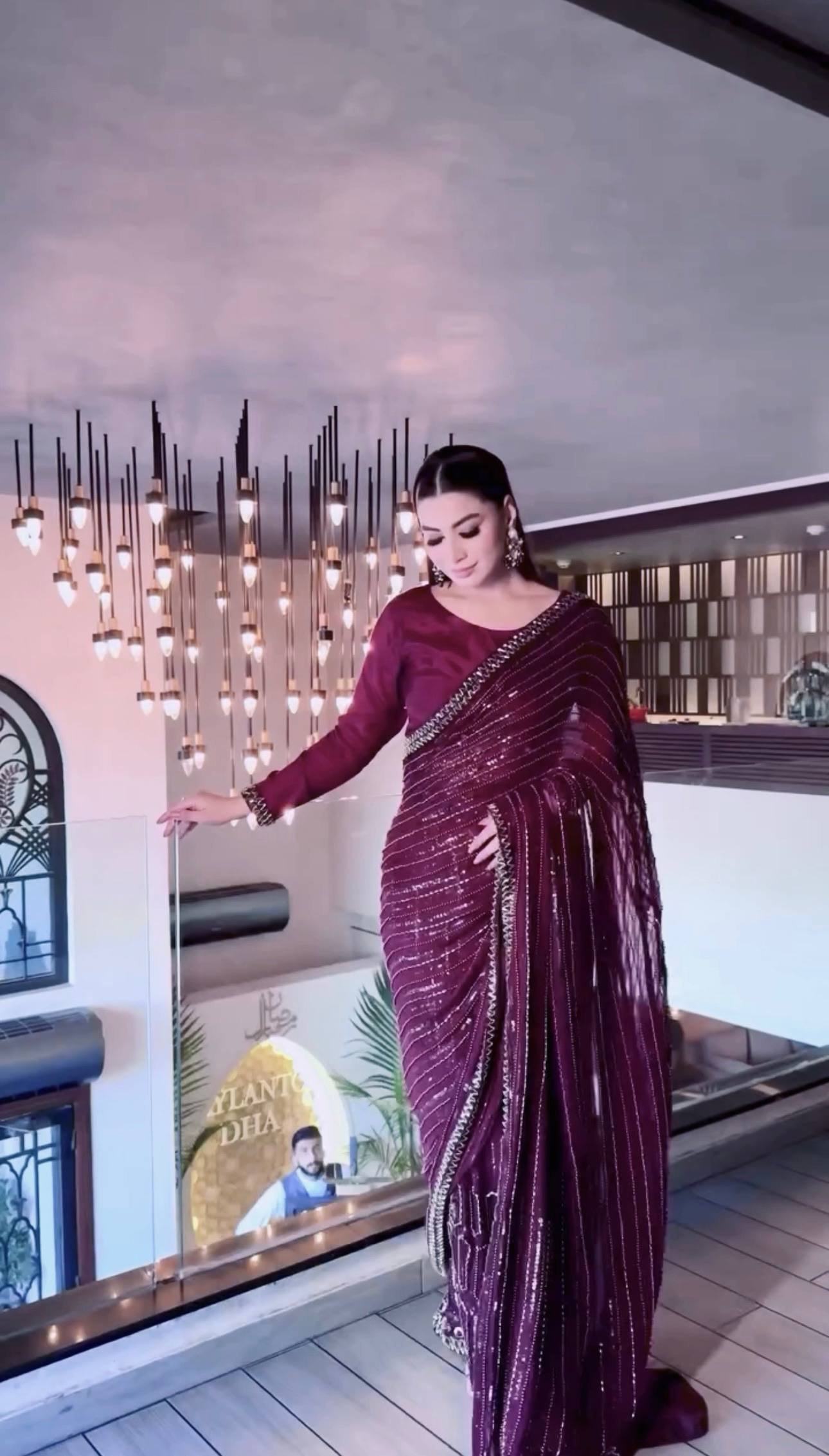 Marvelous Wine Color Kasturi Silk Work Saree