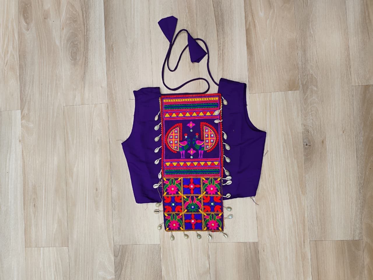 Pink Color Kutchi Embroidered Work Lehenga Choli For Navratri Wear