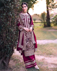 Ravishing Rani Pink Color Sequence Work  Straight Salwar Suit