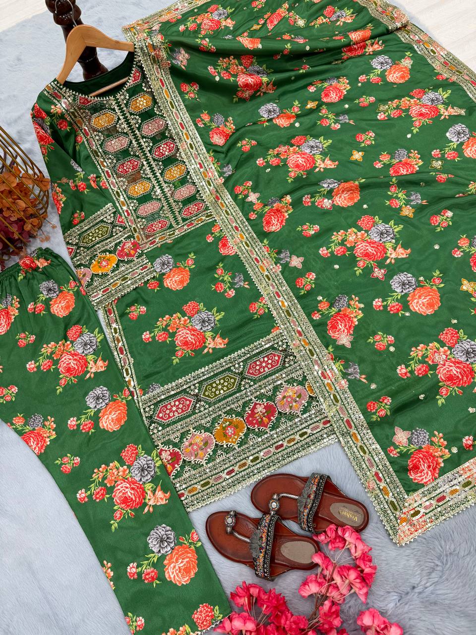 Trendy Black Color Work Anarkali Suit