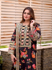 Trendy Black Color Work Anarkali Suit