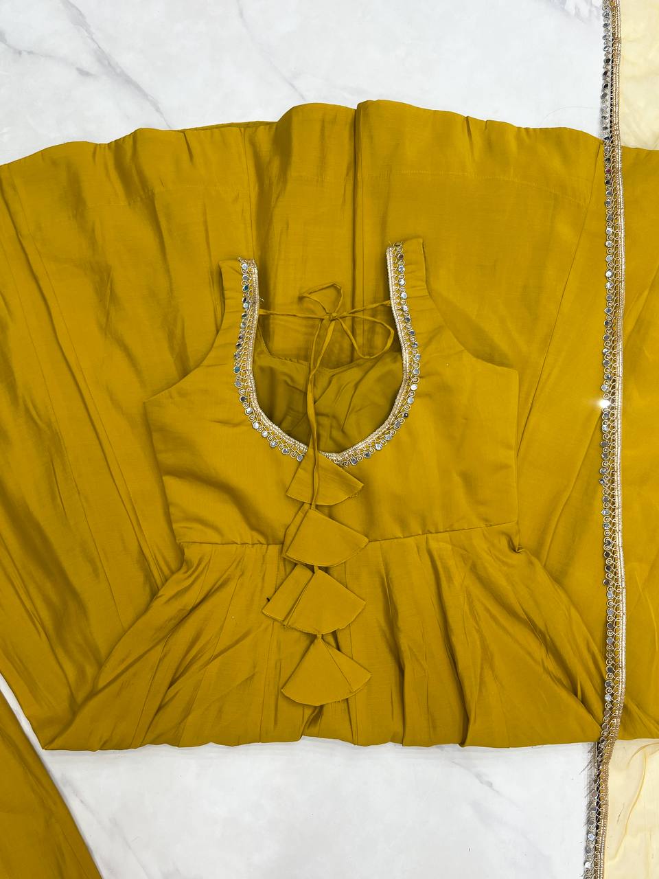 Trendy Yellow Color Fully Flared Anarkali Suit